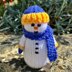 Percy the Snowman Doll Knitting Pattern - Toy Knitting Pattern.
