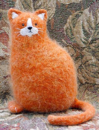 Felted Woolly Kitty Kat