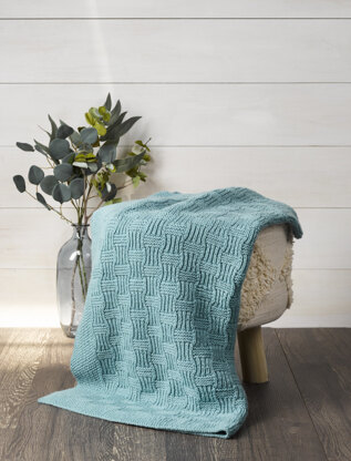 #1235 Capitol Reef -  Afghan Knitting Pattern For Home in Valley Yarns Valley Superwash by Valley Yarns