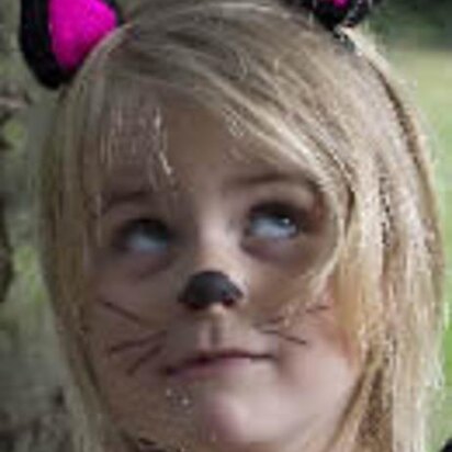 Black Cat Ears, Hair Clips - knitting pattern