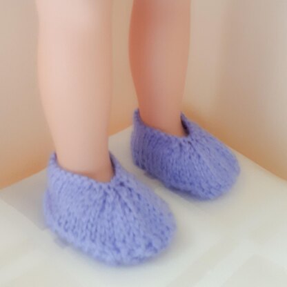 Lavender Shoes for Doll