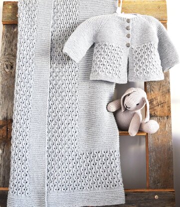 Baby Blanket & Jacket - P156