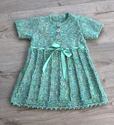 Toddler's Dress with Ribbon Tie