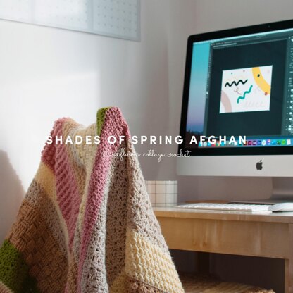Shades of Spring  Afghan