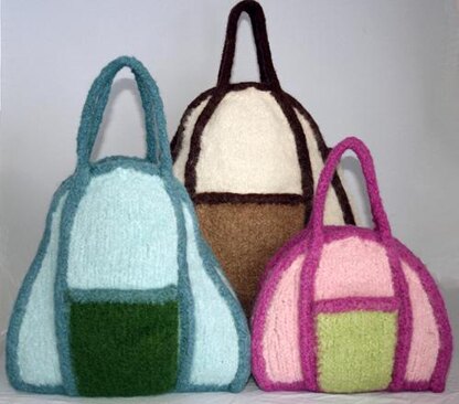 Strike! Felted Bag Trio