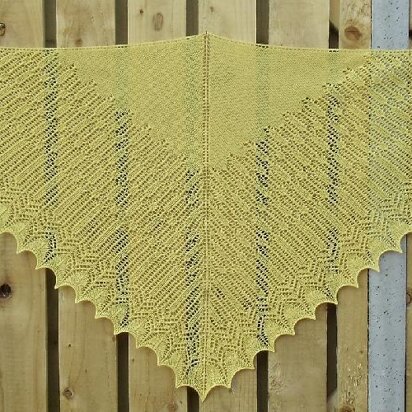 Y Wennol Shawl