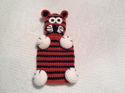 Tiger Snuggle Buddy Lovey or Security toy