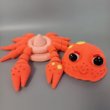 Crab stacking toy