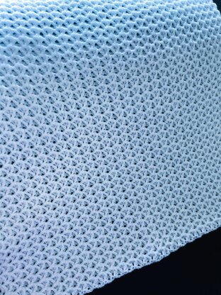 White Harmony Waffle blanket