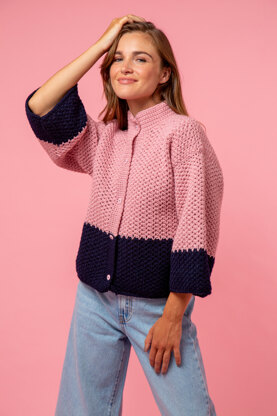 The Winter Warmer - Free Jacket Crochet Pattern for Women in Paintbox Yarns Wool Blend Worsted - Downloadable PDF