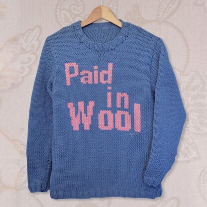 Intarsia - Paid In Wool Chart - Adults Sweater