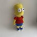 Bart Simpson PDF crochet pattern