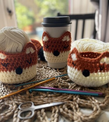 Cute Little Fox Basket
