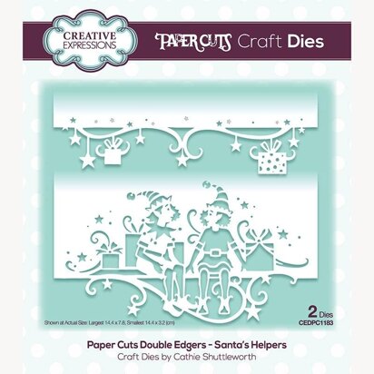 Creative Expressions Paper Cuts Santa's Helpers Double Edger Craft Die