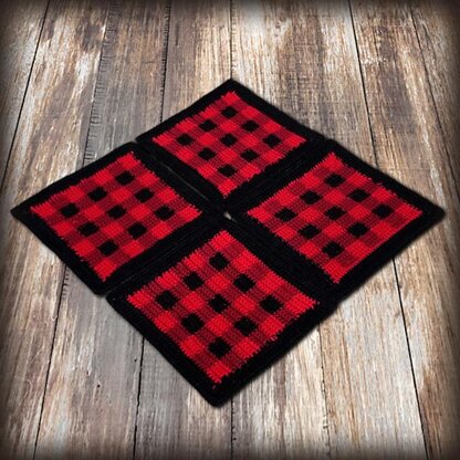 Buffalo Plaid Coasters