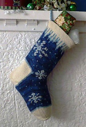 Icicle Christmas Stocking