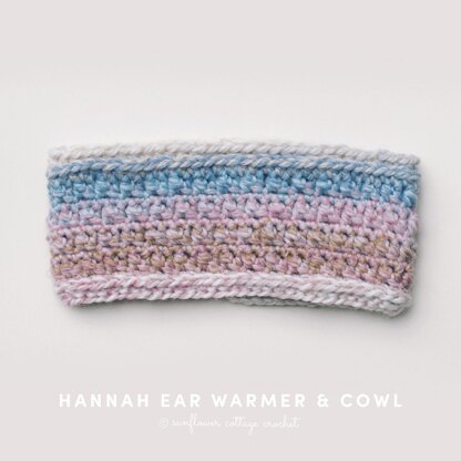 Hannah Ear warmer and cowl set