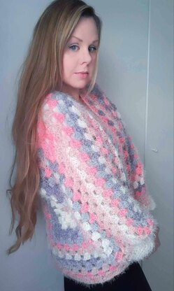 Crochet Gentle Rose Cardigan Pattern
