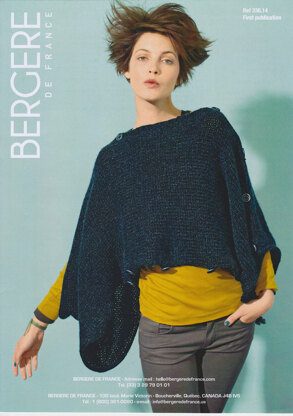 Adaptable Poncho in Bergere de France Cocoon - 33614