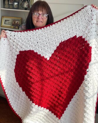 I Love You Valentine Afghan