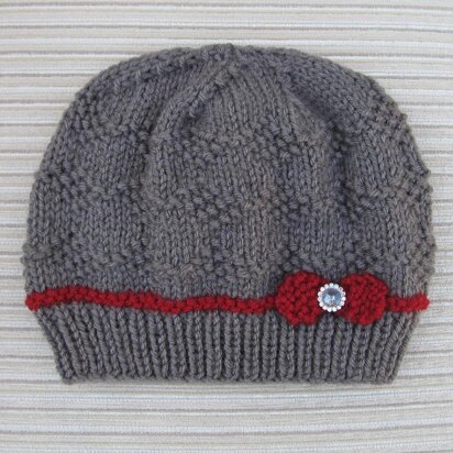 Hat "Ksenia" for a Lady - knitting pattern