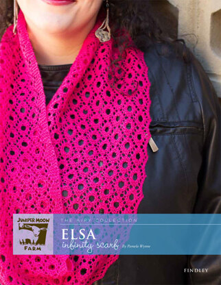 Elsa Infinity Scarf in Juniper Moon Farm Findley - J24 - 01 - Downloadable PDF