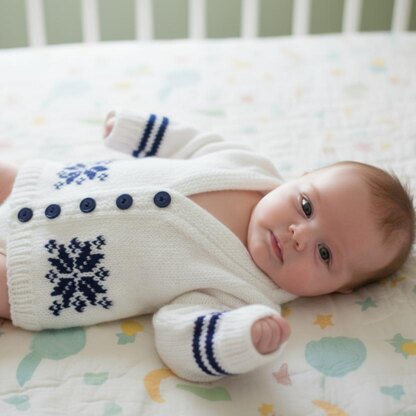 Snowflake Cardigan Knitting Pattern #302
