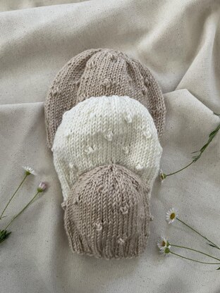 Rosebud Newborn Baby Hat BJ511