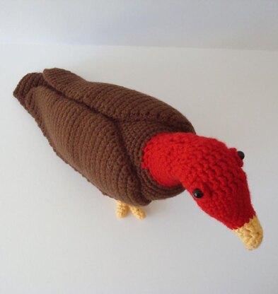Turkey Vulture Amigurumi Crochet Pattern