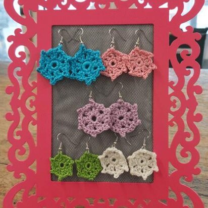 Cotton Crochet Earings - US terms