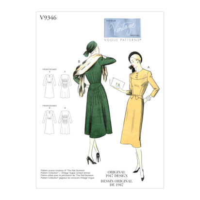 Vogue Misses' Dress V9346 - Sewing Pattern