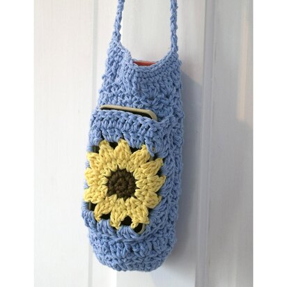 Sunflower Water Holder with Pocket