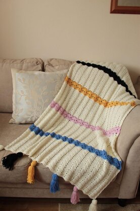 Dotted Ripple Blanket