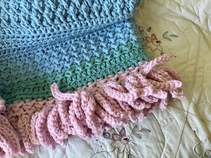 The Confetti Fringe Baby Blanket