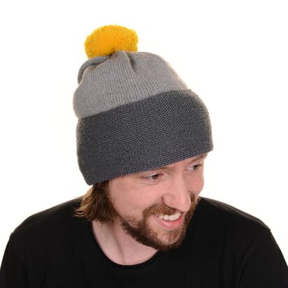 Pom-Pom Beanie - knitting pattern