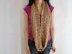 Sandglass crochet infinity scarf by Akari mc_ C06