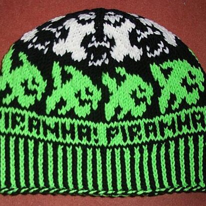 Piranha beanie bulky - knitting pattern
