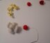 Felted Popcorn and Cranberry Garland