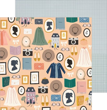 American Crafts Maggie Holmes Heritage Double-Sided Cardstock 12"X12" 25/Pkg - Decades
