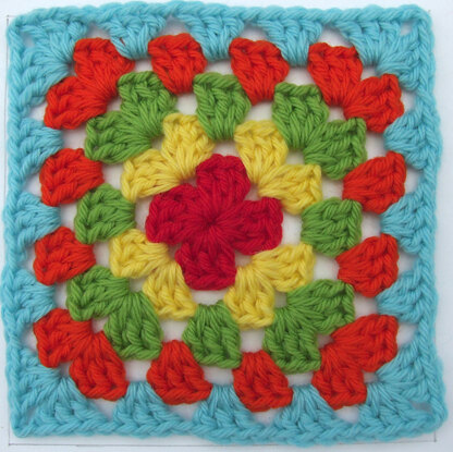 100 Bright and Colourful Granny Squares to Mix and Match