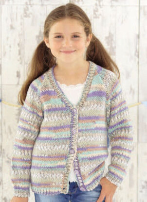 Round and V Neck Cardigans in Sirdar Snuggly Baby Crofter Chunky - 4779 - Downloadable PDF