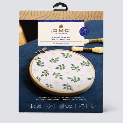 DMC Delicate Daisies - Medium Embroidery Kit