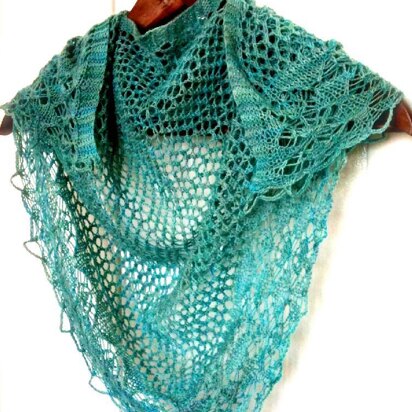 Jaali Knitted Shawl