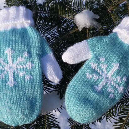 Frozen Snow Queen Mittens