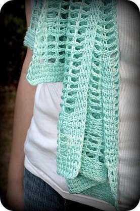 Jules - Tunisian Wrap and Scarf