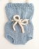 Bow Belted Baby Romper