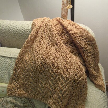 Terra Cotta Garden Shawl