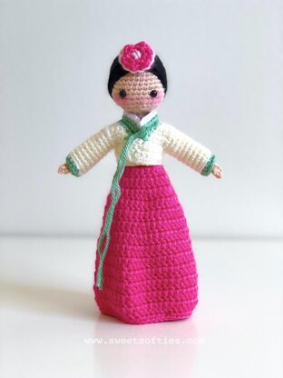 Hana in a Hanbok, International Doll (Korean)