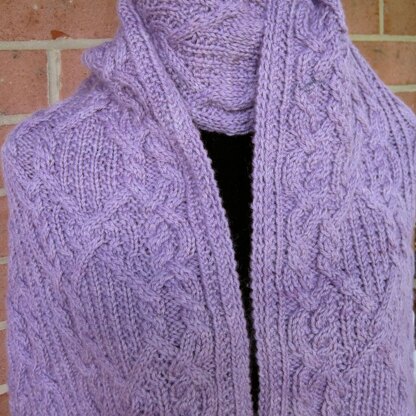 Goose Bay Cabled Stole