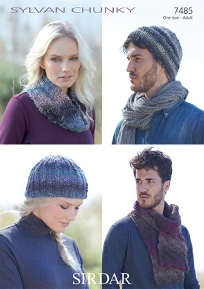 Hats, Scarf and Snood in Sirdar Sylvan - 7485